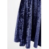 image:imageRVivimos Womens Crushed Velvet Spaghetti Straps Sexy V Neck Club Party Pleated Swing Skater DressDark Blue