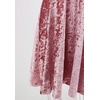 image:imageRVivimos Womens Crushed Velvet Spaghetti Straps Sexy V Neck Club Party Pleated Swing Skater DressPink