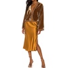 image:imageRVivimos Womens Fall Velvet Casual Jackets Bell Long Sleeve Tie Front Lace Trim Loose Vintage Kimono Cardigan Short CoatBrown