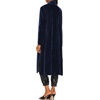 image:imageRVivimos Womens Long Cardigans Fall Velvet Long Sleeve Open Front Side Slit Loose Casual Jackets Duster Coat with PocketsNavy Blue