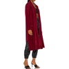 image:imageRVivimos Womens Long Cardigans Fall Velvet Long Sleeve Open Front Side Slit Loose Casual Jackets Duster Coat with PocketsWinered