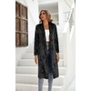 image:imageRVivimos Womens Long Sleeves Casual Velvet Jacket Open Front Cardigan Coat OuterwearBlack