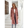 image:imageRVivimos Womens Long Sleeves Casual Velvet Jacket Open Front Cardigan Coat OuterwearPink