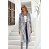 image:imageRVivimos Womens Long Sleeves Casual Velvet Jacket Open Front Cardigan Coat OuterwearSilver