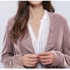 image:imageRVivimos Womens Ruffled Asymmetric Long Velvet Blazers Coat Casual JacketsDustyviolet