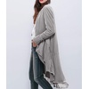 image:imageRVivimos Womens Ruffled Asymmetric Long Velvet Blazers Coat Casual JacketsSilver