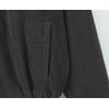 image:imageRVivimos Corduroy Cotton Jackets for Women Fall Winter 2025 Long Sleeve Zipper Up Casual Cropped Coats with PocketsDark Gray