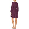 image:imageRVivimos Long Sleeve Cotton Dresses for Women Fall Casual V Neck ALine Tiered Mini Spring Dresses with BeltPlum