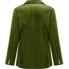 image:imageRVivimos Velvet Blazers for Women 2026 Fall Winter Casual Long Sleeve Front Button Warm Jackets Coat with PocketsArmy Green