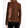 image:imageRVivimos Velvet Blazers for Women 2026 Fall Winter Casual Long Sleeve Front Button Warm Jackets Coat with PocketsBrown