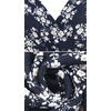 image:imageRVivimos Women Summer Cotton Short Sleeves V Neck Casual Wrap Mini DressesNavybluefloral