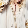 image:imageRVivimos Womens Autumn Long Sleeve Embroidery Oversized Single Breasted Button Up Dresses with PocketsBeige