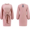 image:imageRVivimos Womens Autumn Winter Cotton Long Sleeves Elegant Knitted Bodycon Tie Waist Sweater Pencil DressLightpink