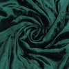 image:imageRVivimos Womens Fall Winter Crushed Velvet Dress Long Sleeve Crew Neck Elastic Smocked ALine Tiered Ruffle Mini DressDark Green