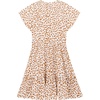 image:imageRVivimos Womens Short Sleeve Floral Print V Neck Cotton Tunic DressWhiteorange