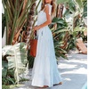 image:imageRVivimos Womens Summer Cotton Adjustable Straps Stripe Casual Flowy A Line Maxi Pockets DressBluestripe