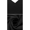 image:imageRVivimos Womens Summer Cotton Spaghetti Straps VNeck Layered Ruffle Hem Boho Swing Midi DressBlack