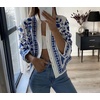 image:imageRVivimos Womens Summer Fall Cotton Long Sleeves Button Down Floral Embroidery Casual VNeck Coat JacketWhite