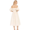 image:imageRVivimos Womens Summer Floral Print Puff Sleeves Vintage Ruffles Midi DressLightyellow
