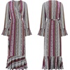 image:imageRVivimos Womens Summer Long Sleeve Cardigan Sexy Maxi DressesMagentaNavyblue
