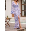 image:imageRVivimos Womens Summer Long Sleeve Cardigan Sexy Maxi DressesPurple