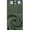 image:imageRVivimos Womens V Neck Bell Sleeve Vintage Floral Embroidered High Low Long DressesArmy Green