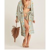 image:imageRVivimos Womens Vintage Floral Print Beach Boho Cardigan Kimono Maxi Swimwear Cover up Dress WrapBeige