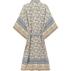 image:imageRVivimos Womens Vintage Floral Print Beach Boho Cardigan Kimono Maxi Swimwear Cover up Dress WrapBeige2