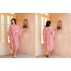 image:imageRVivimos Womens Vintage Floral Print Beach Boho Cardigan Kimono Maxi Swimwear Cover up Dress WrapLightpink
