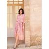 image:imageRVivimos Womens Vintage Floral Print Beach Boho Cardigan Kimono Maxi Swimwear Cover up Dress WrapLightpink