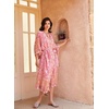 image:imageRVivimos Womens Vintage Floral Print Beach Boho Cardigan Kimono Maxi Swimwear Cover up Dress WrapLightpink