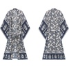 image:imageRVivimos Womens Vintage Floral Print Beach Boho Cardigan Kimono Maxi Swimwear Cover up Dress WrapNavyblue