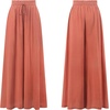 image:imageRVivimos Womens Wide Leg Lounge Pants Elastic High Waisted Drawstring Tie Casual Flowy Palazzo Pants Trousers with PocketsOrange
