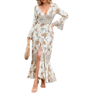 image:imageRVivimos Womens Summer Long Sleeve Cardigan Sexy Maxi DressesWhite