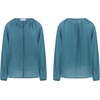 image:imageRVivimos Fall Summer Tops for Women Long Sleeve Button Up Henley V Neck Casual Loose Dressy BlousesBlue