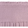 image:imageRVivimos Long Skirts for Women Summer Boho Smocked Strapless Dress Elastic High Waisted Layered Ruffle Hem Beach Midi SkirtDusty Purple