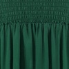 image:imageRVivimos Summer Dress for Women Long Sleeve Casual Plaid Print Smocked Off Shoulder ALine Midi DressEmeraldgreen