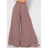 image:imageRVivimos Womens Cotton Palazzo Pants Casual Elastic High Waisted Loose Flowy Wide Leg Long Trousers Pants with PocketsMauve