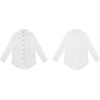image:imageRVivimos Womens Fall Cotton Long Sleeve Oversized Loose Casual Button Down Shirts Blouses with PocketWhite
