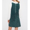 image:imageRVivimos Womens Fall Faux Suede Vintage V Neck Sleeveless Overall Dress with PocketsDarkteal