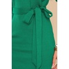 image:imageRVivimos Womens Fall Sweater Dress Casual Long Sleeve Crew Neck Elastic Knit Elegant Mini Dress with BeltGreen