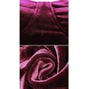 image:imageRVivimos Womens Fall Velvet Long Sleeves Square Neckline Casual Vintage Crop Tops BlouseWinered