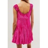 image:imageRVivimos Womens Fall Velvet Party Dress Sleeveless V Neck Empire Waist Elastic Fit and Flare Swing Mini DressHotpink