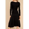 image:imageRVivimos Womens Fall Winter Long Sleeves VNeck Casual Button Down Knit Sweater Midi DressBlack