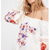 image:imageRVivimos Womens Floral Embroidered Off Shoulder Long Sleeve Short DressesWhite