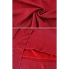 image:imageRVivimos Womens Floral Embroidered Off Shoulder Long Sleeve Short DressesWine Red