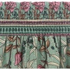 image:imageRVivimos Womens Floral Print Cotton Ruffled High Low Boho Midi SkirtDarkgreen