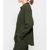 image:imageRVivimos Womens Long Sleeve Button Down Shirts Fall Winter Casual Loose Waffle Knit TopsArmy Green