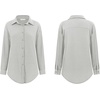 image:imageRVivimos Womens Long Sleeve Button Down Shirts Fall Winter Casual Loose Waffle Knit TopsGrey
