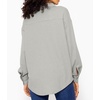 image:imageRVivimos Womens Long Sleeve Button Down Shirts Fall Winter Casual Loose Waffle Knit TopsGrey